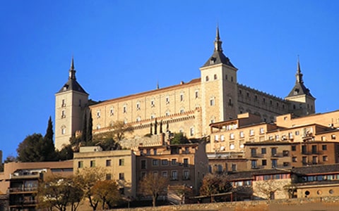 The Alcázar overlooking Toledo’s historic centre